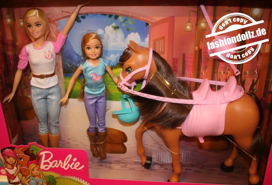 2022 Barbie & Stacie Horse Playset #GXD65 