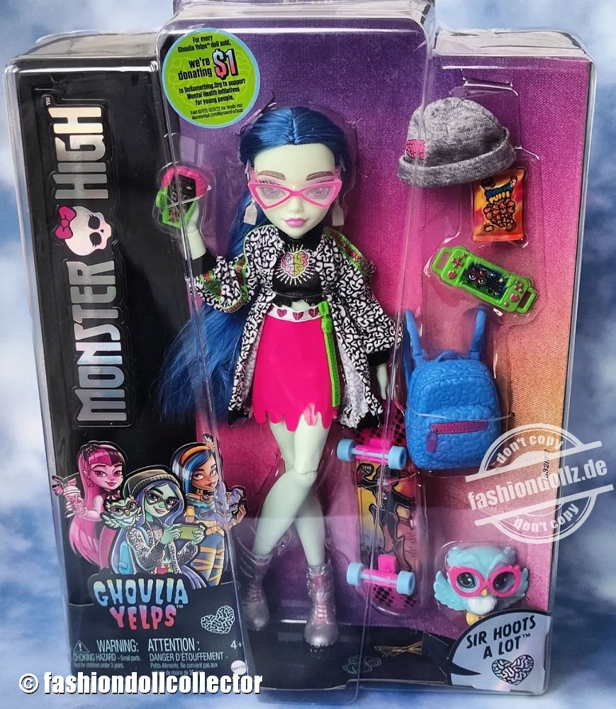 2022 Monster High Ghoulia Yelps #HHK58 