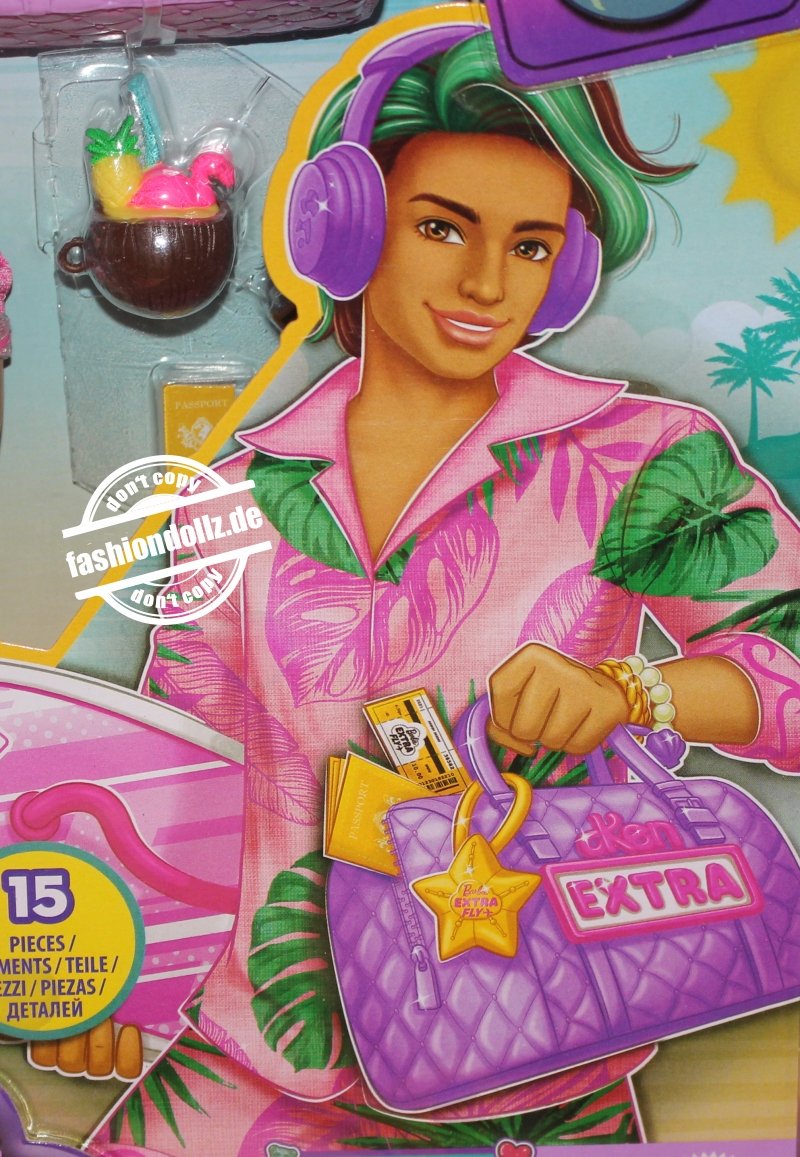 2023 Barbie EXTRA FLY Beach Ken #HNP86