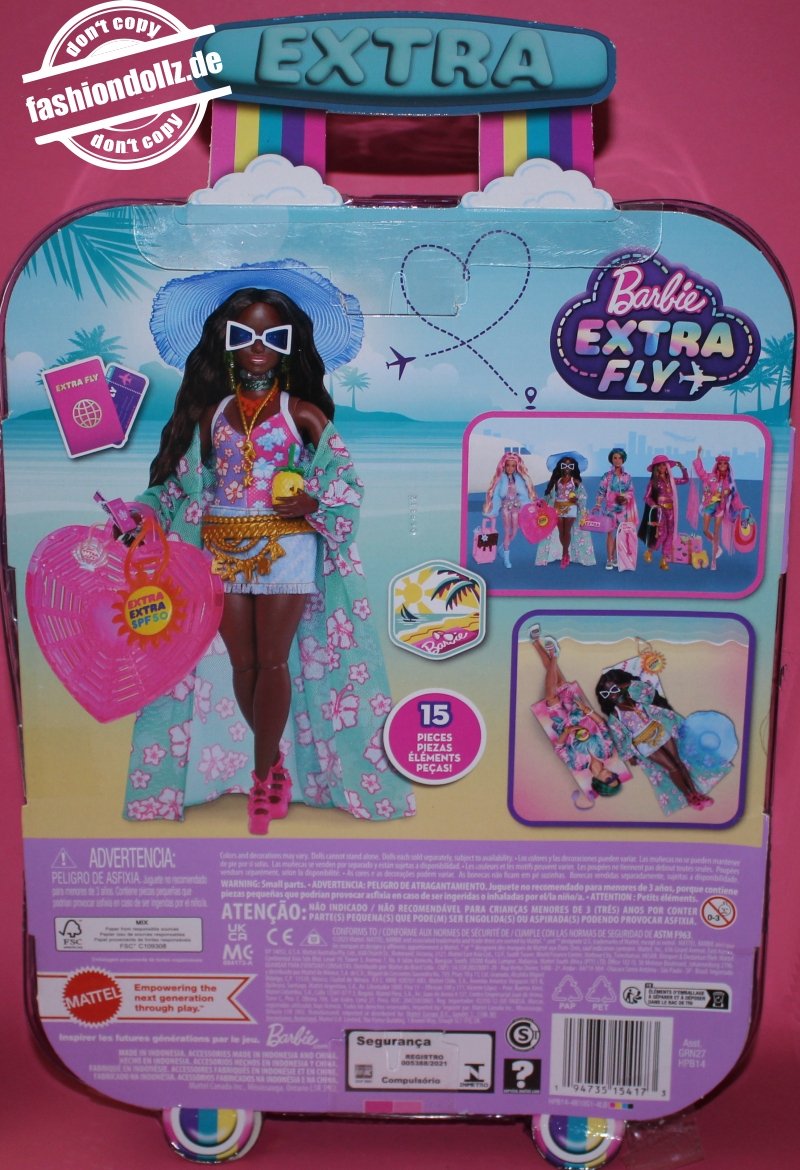 2023 Barbie EXTRA FLY Beach #HPB14