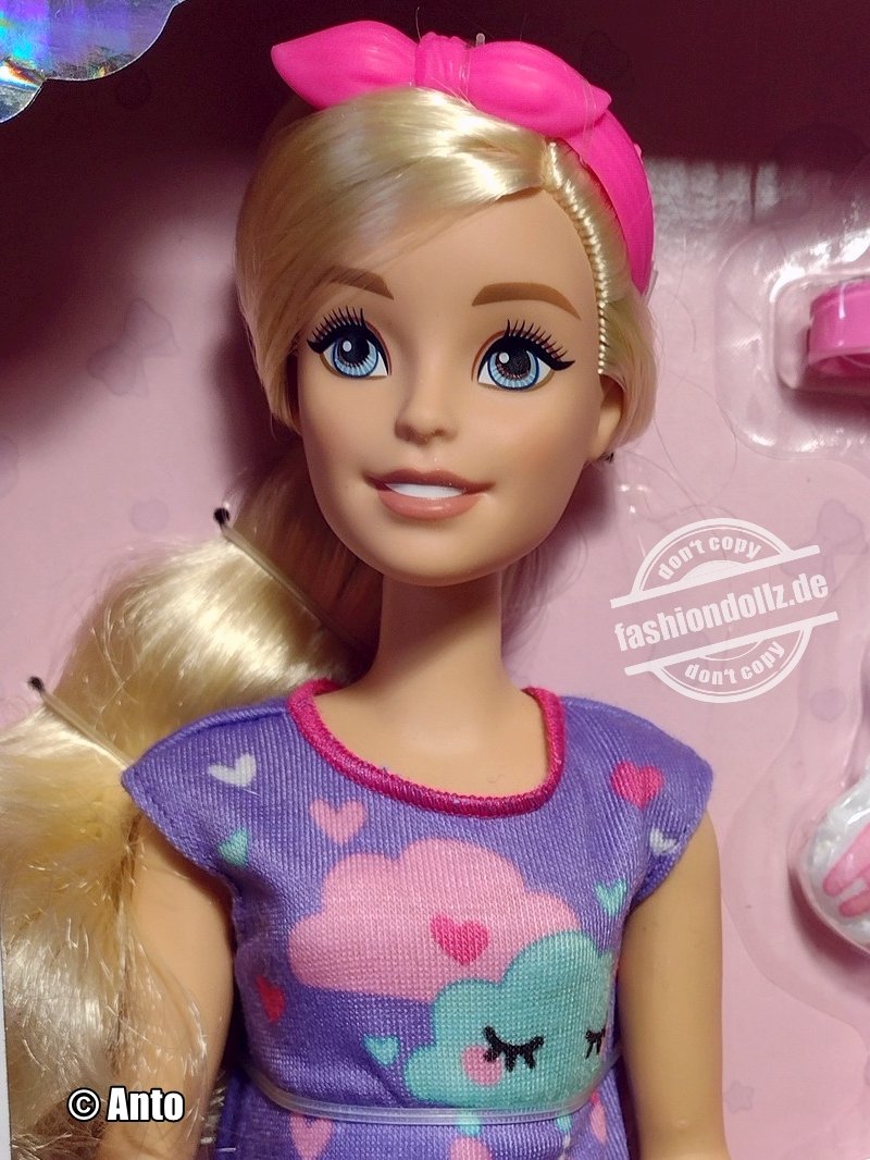 2023 My First Barbie - Malibu Party & Bedtime Deluxe Set #HMM66