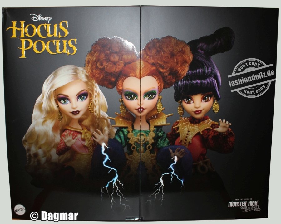 2024 Monster High - Disney's Hocus Pocus Skullector Dolls #HXJ02  
