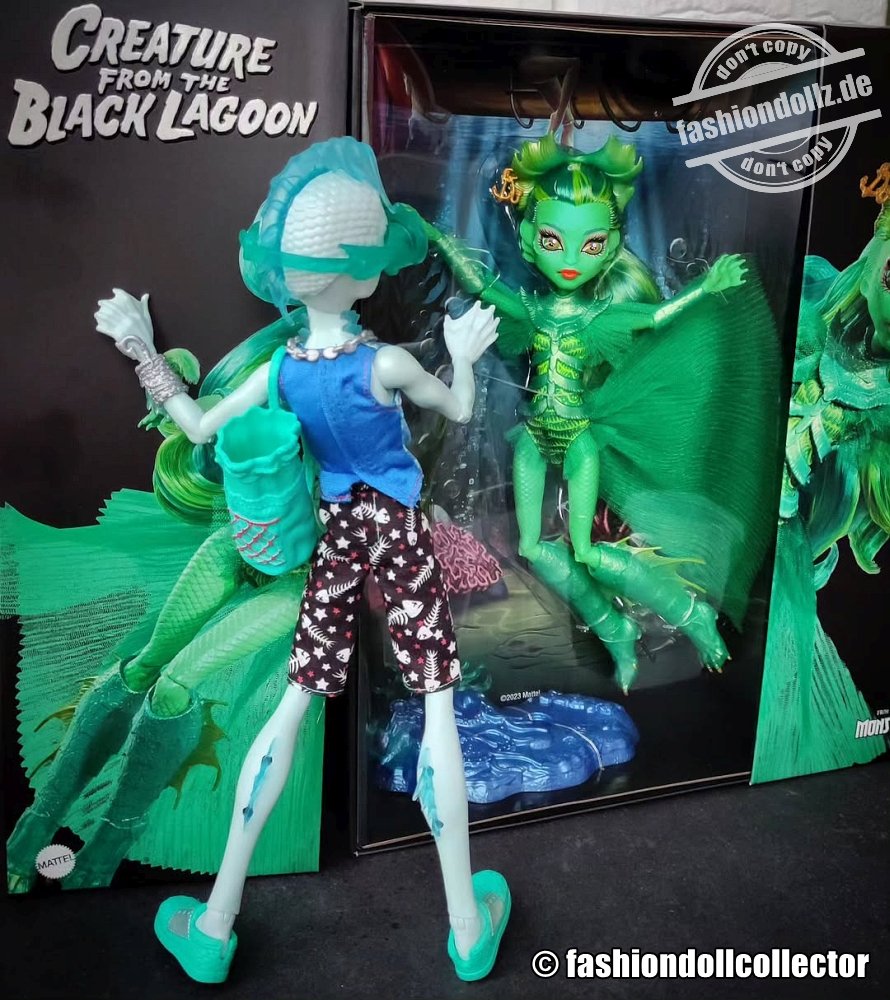 2024 Monster High Skullector - Creature from the Black Lagoon - Gill-man #HWV26