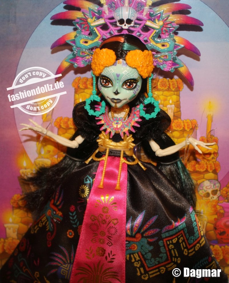 2025 Monster High - Howliday Skelita Calaveras Dia de Muertos #JDR63