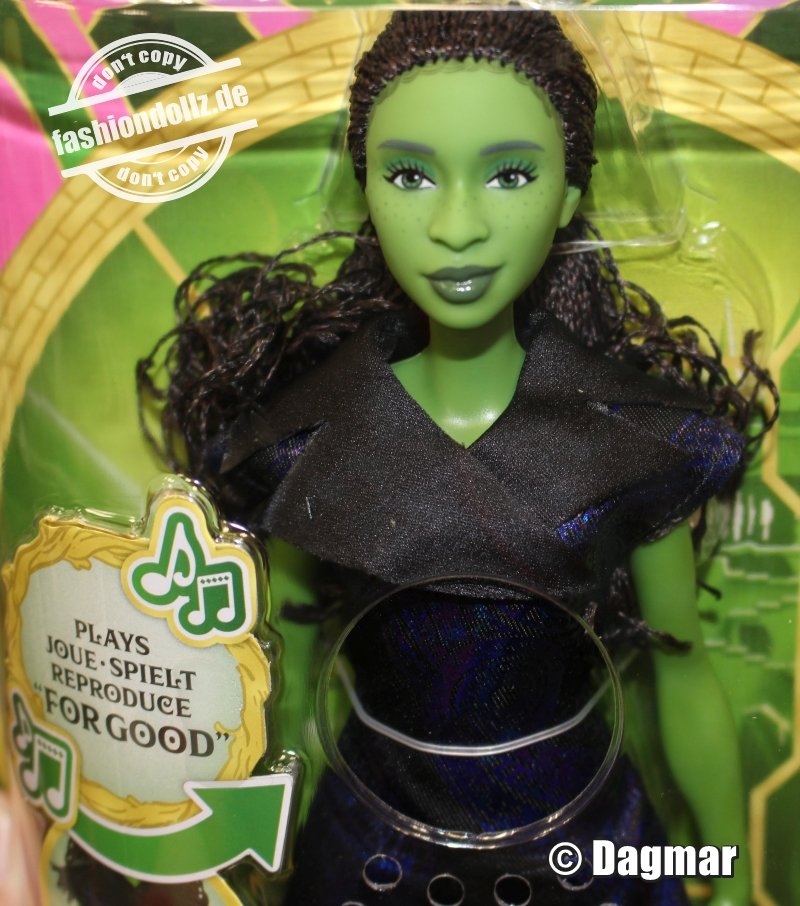 2025 Wicked II - Singing Elphaba Doll For Good #JFM09