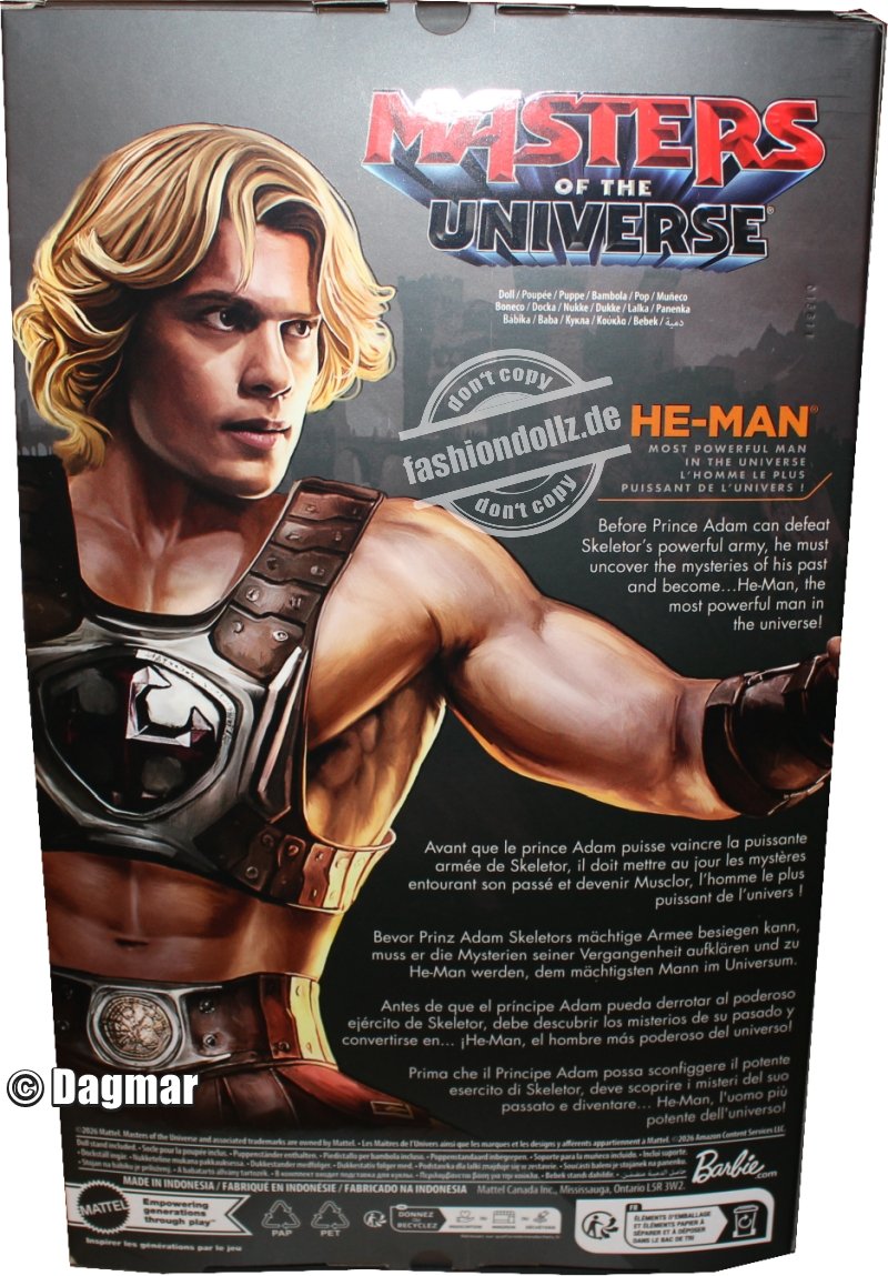 2026 Barbie Signature - Masters of the Universe -He-Man Doll           #JJY03