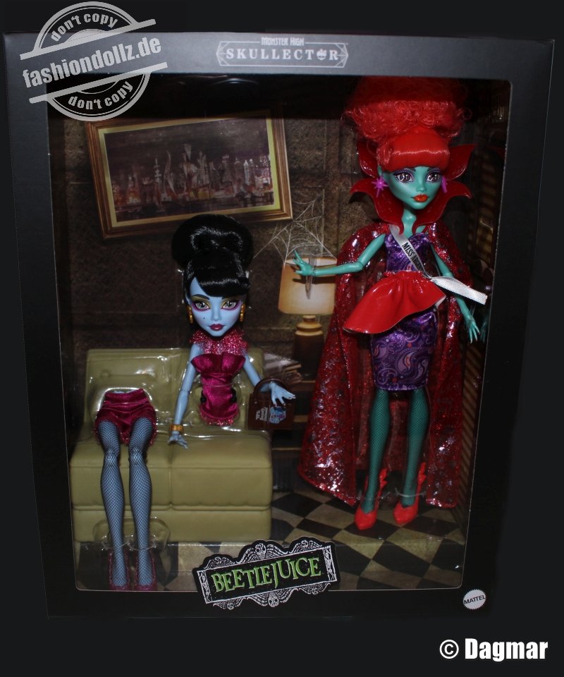 2026 Monster High Skullector - Beetlejuice Waiting Room 2-Pack #JCX58