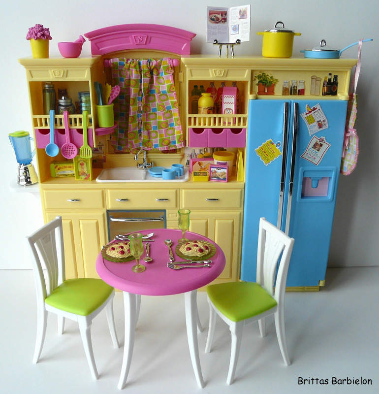 Barbie Decor Collection Kitchen Playset Mattel 2003 B6273 Bild #25