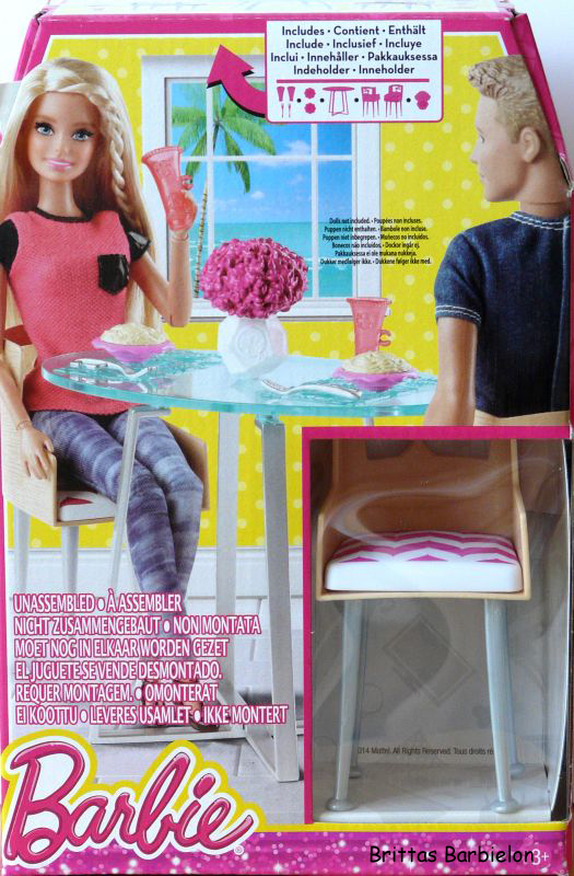 Barbie Dinner Date Set (Mattel, 2014)