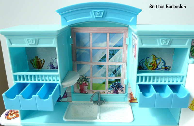 Barbie Living in Style Kitchen Playset Mattel 2002 Bild #06