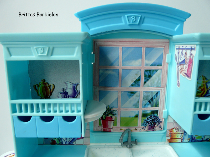 Barbie Living in Style Kitchen Playset Mattel 2002 Bild #07
