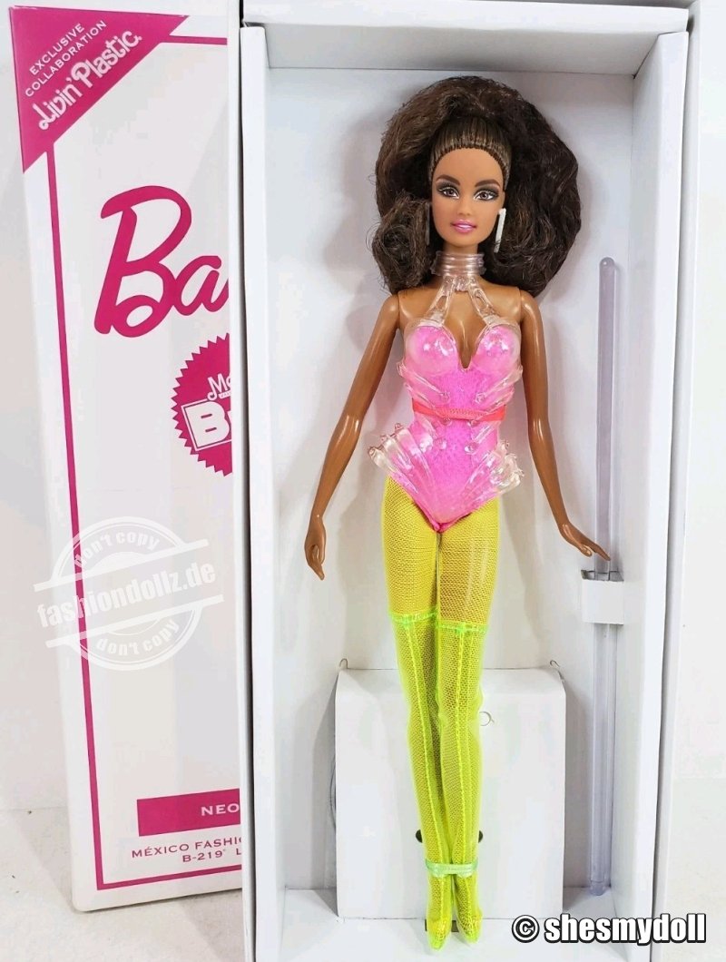 2025 México Fashion Doll Convention B-219 - Neon Lights Barbie, LE 70 