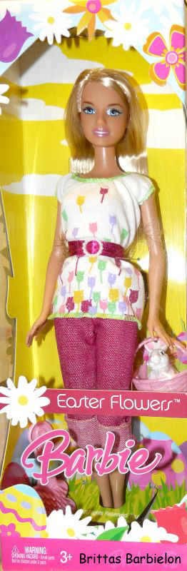 Osterdeko Easter Flowers Barbie (Mattel, 2007)