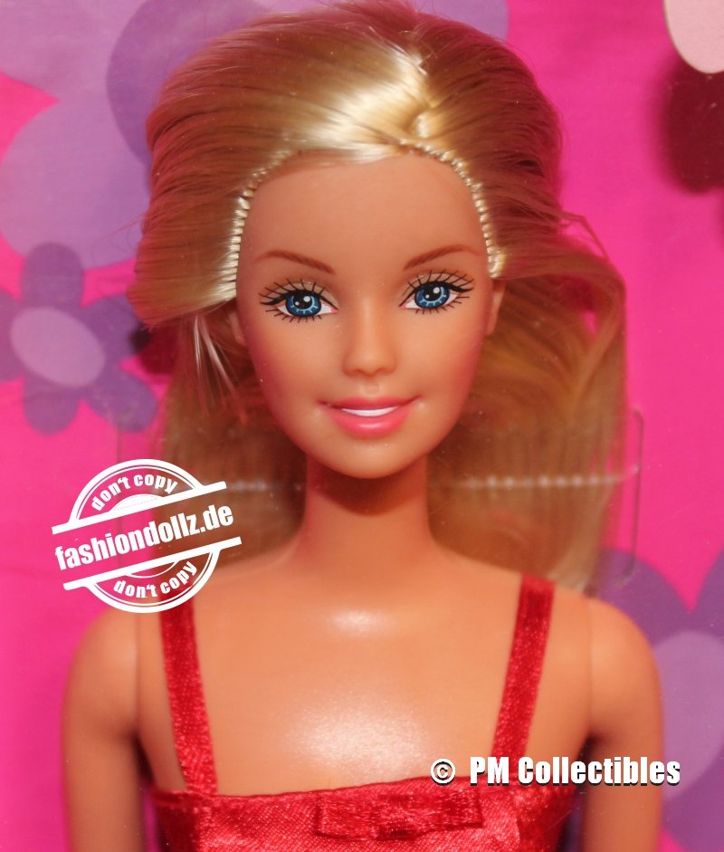 2001 Party Barbie, red #29011