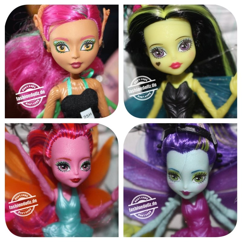 🕸 Monster High Garden Ghouls: Treesa Thornwillow, Beetrice, Lumina & Wingrid