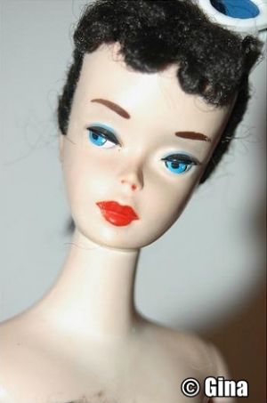 1960 Ponytail Barbie No. 3, brunette #850