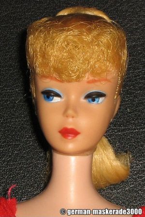 1961 Ponytail Barbie No. 5, blonde #850
