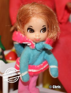 1967 Liddle Kiddles - Freezy Sliddle doll #3516