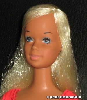 1975 Malibu Barbie, platinum hair Korea