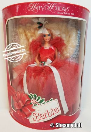 1988 Happy Holidays Barbie  #1703
