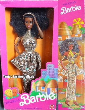 1990 Dolls of the World - Nigerian Barbie #7376