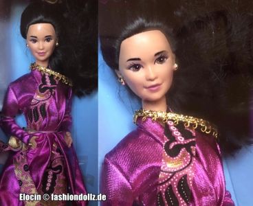 1991 Dolls of the World - Malaysian Barbie #7329