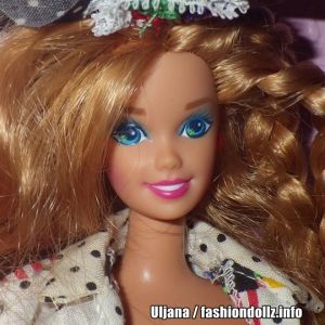 1992 Teen Talk Barbie, titian - black hat #5745