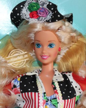 1992 Teen Talk Barbie, blonde - black hat "Parlo davvero" #4838