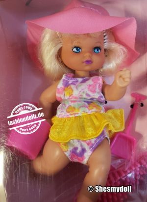 1994 Barbie Li'l Friends Girl (Beach Fun) #11854