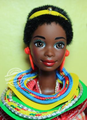 1994 Dolls of the World - Kenyan Barbie #11181