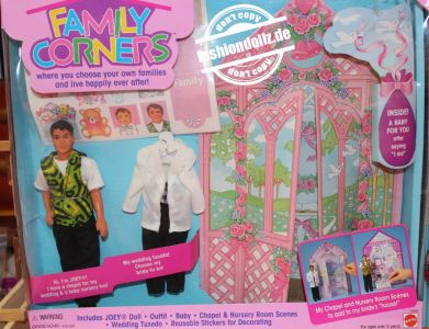 1994 Family Corners Joey Doll House Playset #12659