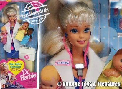 1995 Dr. Barbie Baby Set #14309 (3 babies)