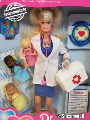 1995 Dr. Barbie Baby Set #15803 The Career Collection (3 babies) 