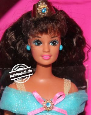 1995 My First Barbie Princess, brunette - Hispanic #13066