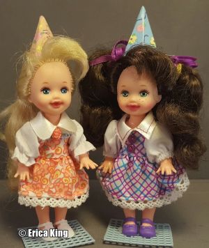 1996 Birthday Fun Barbie, Kelly and Chelsie Giftset  #15610