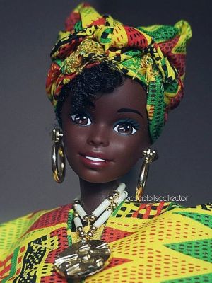 1996 Dolls of the World - Ghanaian Barbie #15303