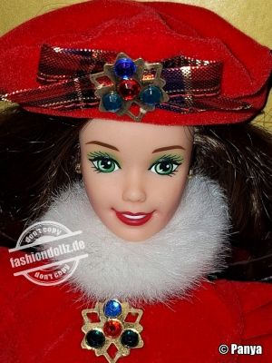 1996 Winter Princess Collection - Jewel Princess Barbie, bunette #16400