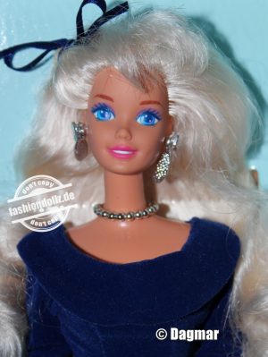 1996 Winter Velvet Barbie,  blonde #15571 Avon Exclusive