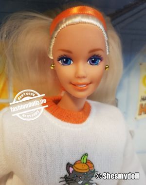 1997 Happy Halloween Barbie & Kelly Pumpkin #17238