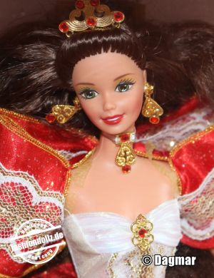 1997 Happy Holidays Barbie #17832, brunette