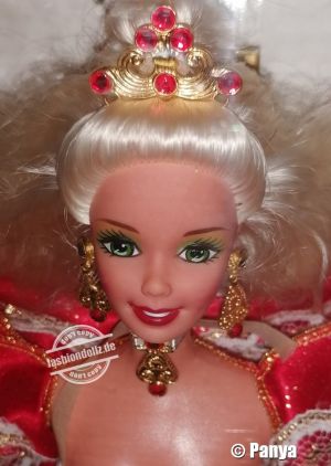 1997 Happy Holidays Barbie, blonde #20416