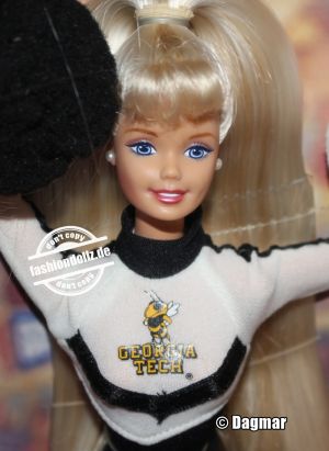 1997 University Cheerleader Barbie - Georgia Tech #19159
