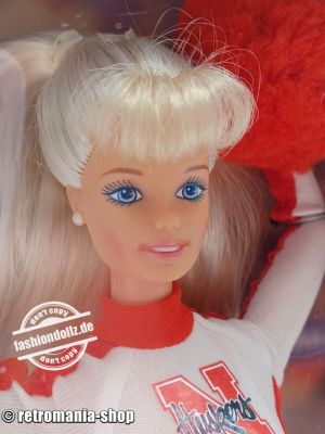 1997 University Cheerleader Barbie - Nebraska Huskers #17193