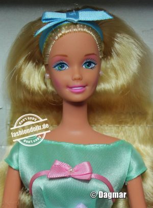 1998 Spring Tea Party Barbie, blonde #18656