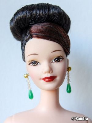 1998  Golden Qi-Pao Anniversary Barbie #20866