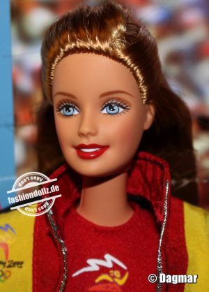2000 Olympic Games Sydney, German Fan Barbie #25981