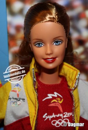 2000 Olympic Games Sydney, Spanish Fan Barbie #25979
