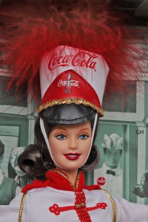 2001 Coca-Cola Majorette Barbie #53974