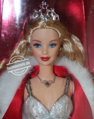 2001 Holiday Celebration Barbie  #50304