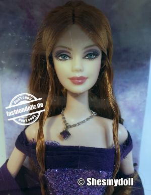 2003 The Birthstone Collection - 02 February Amethyst Barbie #B3410